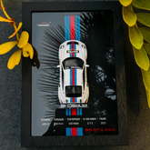 Porsche 911 GT3 RSR with FRAME Diecast Model Cars